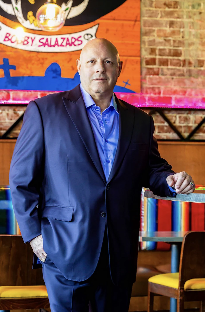 Bobby Salazar inside the Tower District restaurant