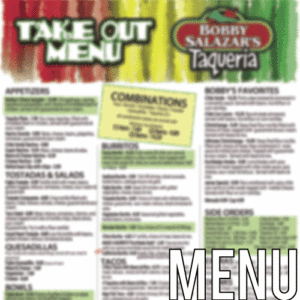 Blurred out image that you can click to reveal the menu